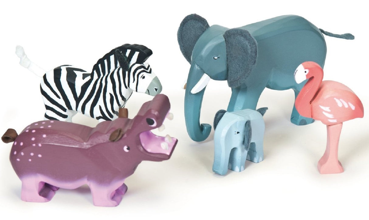 Le Toy Van Zambezi Wooden Wild Animals Set 