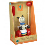 Push Along Wooden Zebra