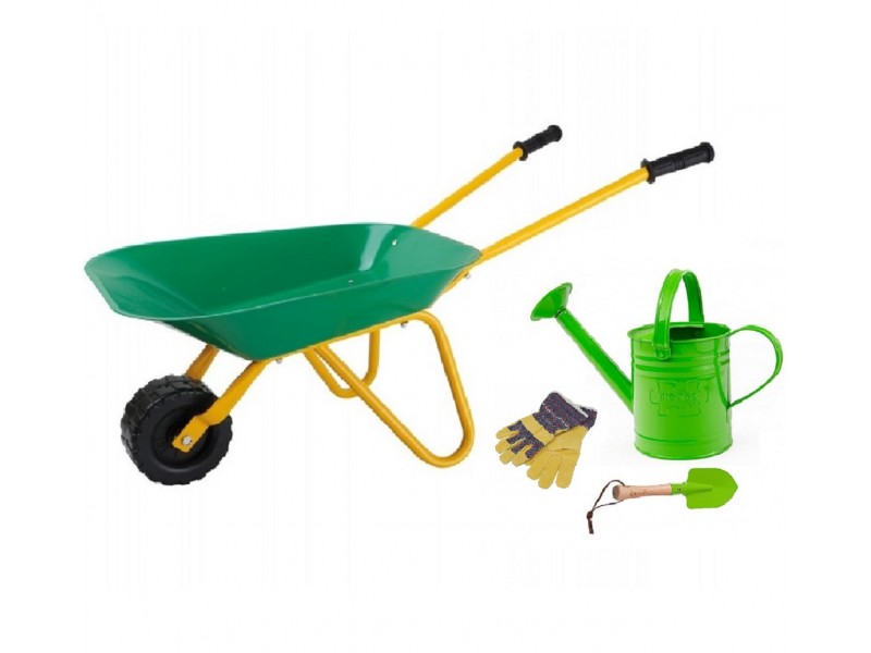 Childrens Wheelbarrow & Watering Can Bundle