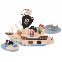 Mini Pirate Ship Playset