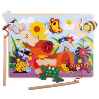 Magnetic Wooden Fun Bugs Puzzle