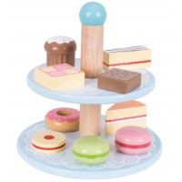 BigJigs Cake Stand with 9 Cakes