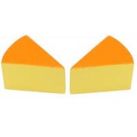 2 x Wooden Cheese Wedges