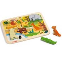 Chunky Wooden Zoo Puzzle