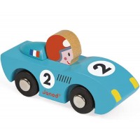 Wooden Racing Speed Car - Blue