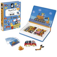 Magnetic Book with 50 Magnets - Racers