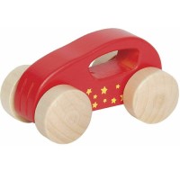 First Little Wooden Car - Red