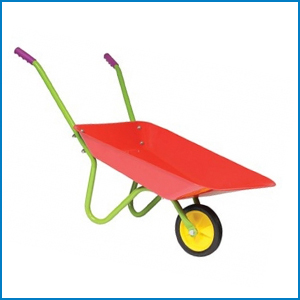 Children's red Wheelbarrow