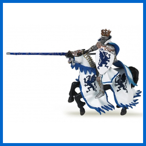 Blue Dragon King with Horse